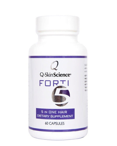 Q-SkinScience Forti5-S Hair Growth Supplement - 60 Capsules - Exp 07/31/26