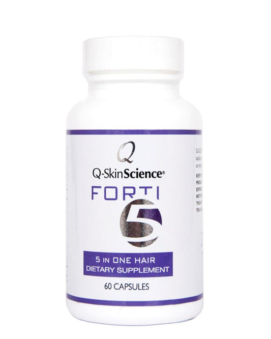 Q-SkinScience Forti5-S Hair Growth Supplement - 60 Capsules - Exp 07/31/26