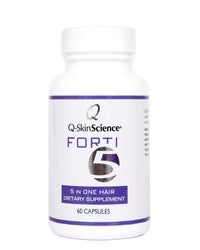 Q-SkinScience Forti5-S Hair Growth Supplement - 60 Capsules - Exp 07/31/26