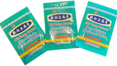 Wu Yang - Pain Patches Medicated Plaster - 3 Pack - 12 Totals Patches