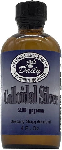 Daily Manufacturing Colloidal Silver, 20 ppm (Food Grade) 4 fl oz