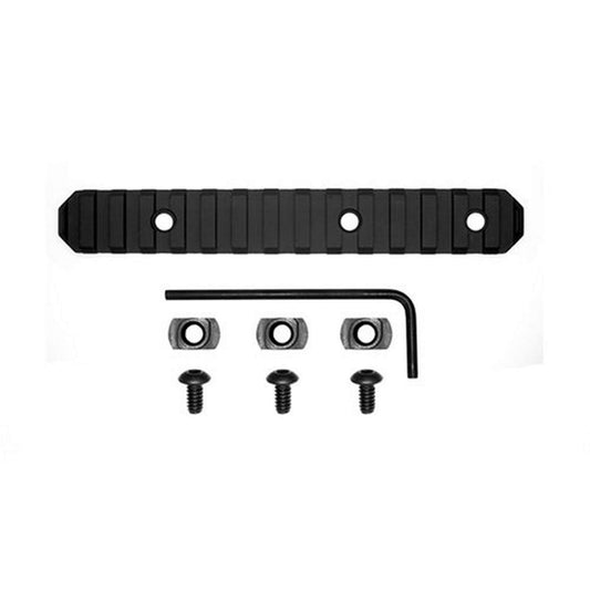 GrovTec US M-LOK Rails & Adaptors, 6' Length, 15 Slots, black