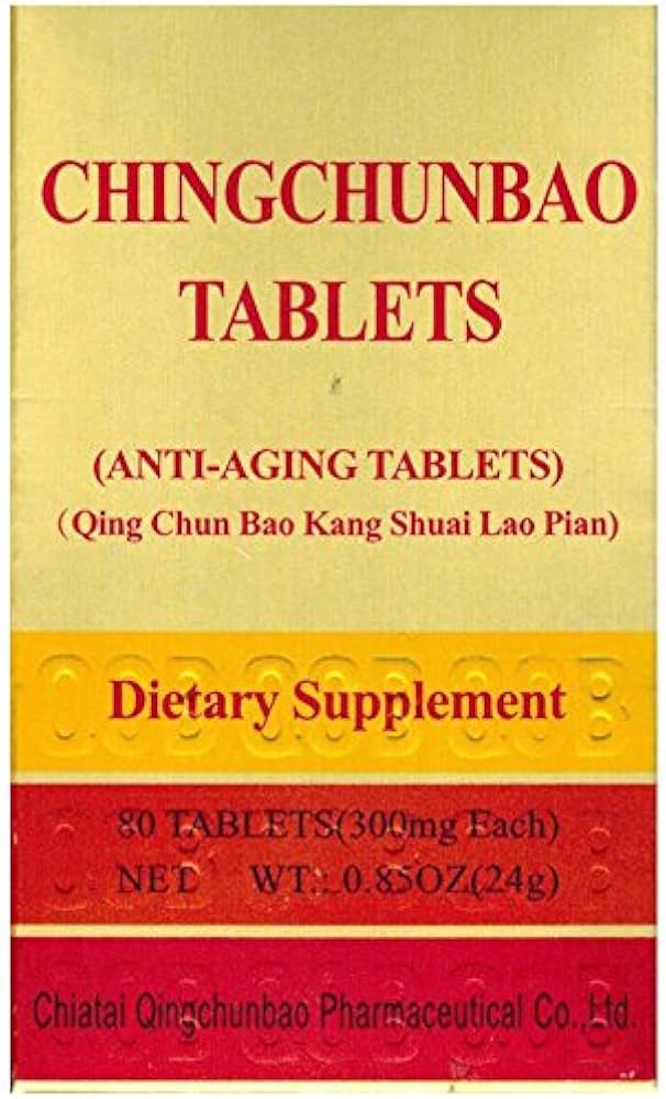Ching Chun Bao - Antiaging Tablets (80 Tablets X 12 Bottles)