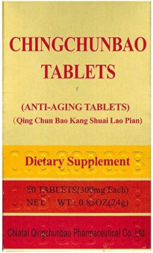 Ching Chun Bao - Antiaging Tablets (80 Tablets X 12 Bottles)