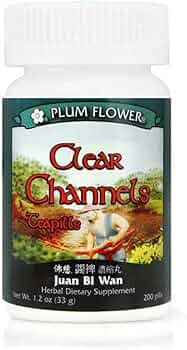 Clear Channels Teapills (Juan Bi Wan), 200 ct, Plum Flower
