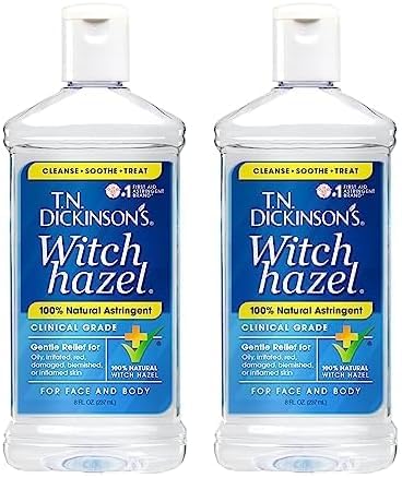 Dickinson's Witch Hazel All Natural Astringent 8 oz (Pack of 4)