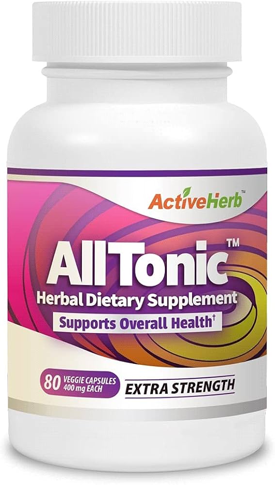 AllTonic Capsules 80 Veggie Capsules - Pack of 2