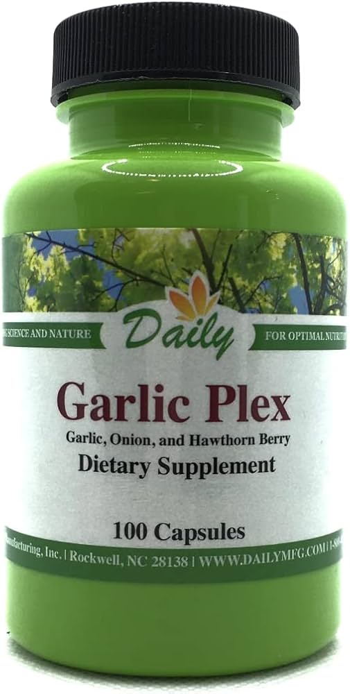 Daily Manufacturing Garlic Plex (Garlic Extract, Onion & Hawthorn Berry)