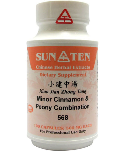 Sun Ten Xiao Jian Zhong Tang Minor Cinnamon & Peony Combination 568B Capsules