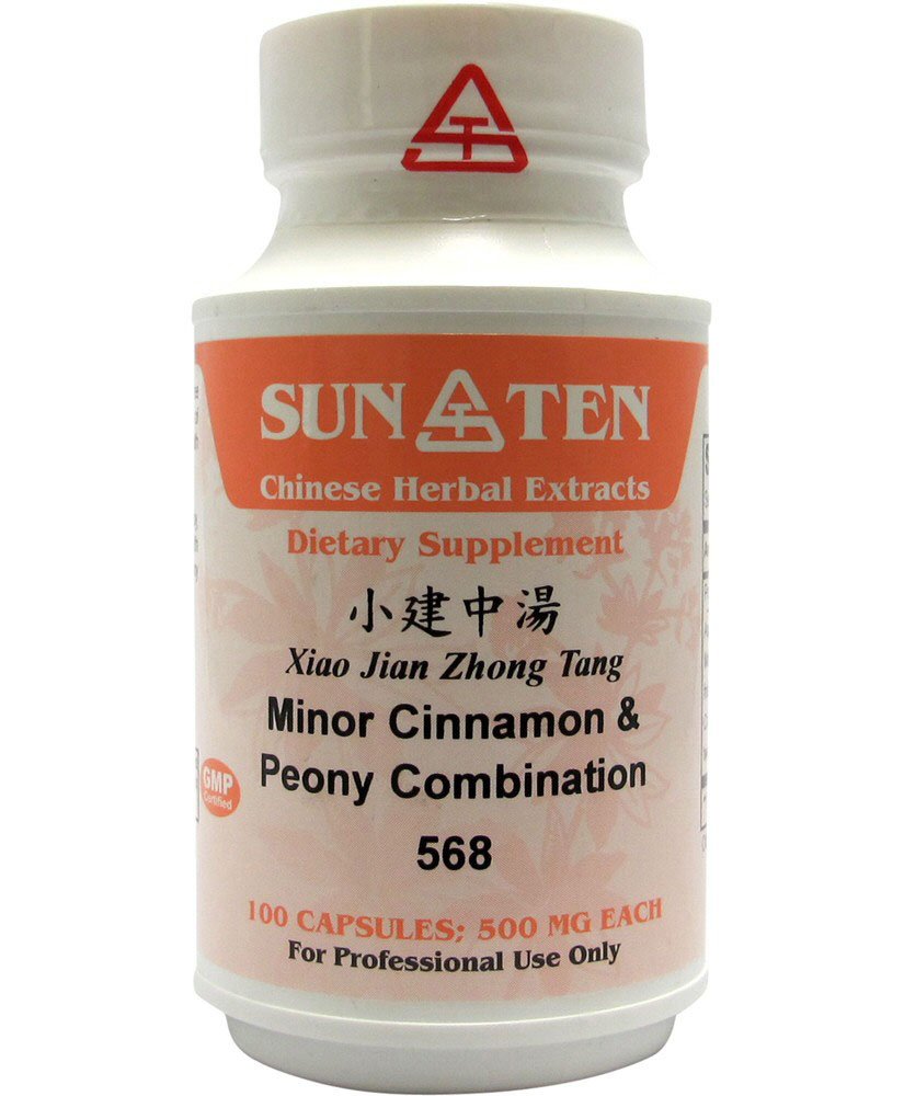 Sun Ten Xiao Jian Zhong Tang Minor Cinnamon & Peony Combination 568B Capsules