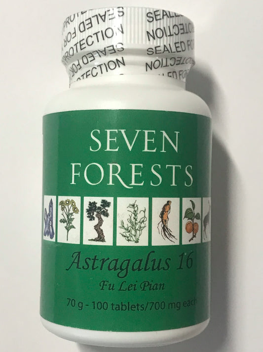 Seven Forests - Astragalus 16 /Fu Lei Pian   100 Tablets