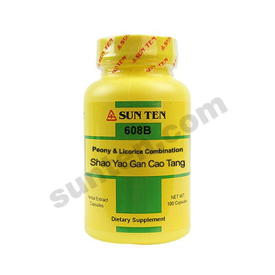 Sun Ten Shao Yao Gan Cao Tang Peony & Licorice Combination 608B Capsules