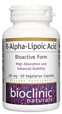 Bioclinic Naturals - R-Alpha-Lipoic Acid 100mg 60 vcaps