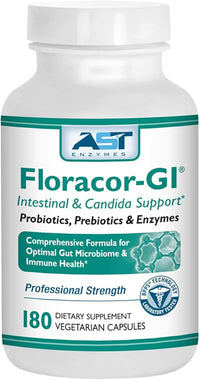 Floracor-Gi – Probiotics & Enzymes to Support Intestinal & Gut Heath – 180 caps