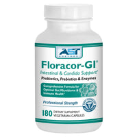 Floracor  Probiotics & Enzymes to Support Intestinal & Gut Heath 180 Vegetarian Capsules