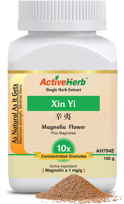 Active Herb - Xin Yi (Magnolia Flower) - 10 x Concentrated Granules