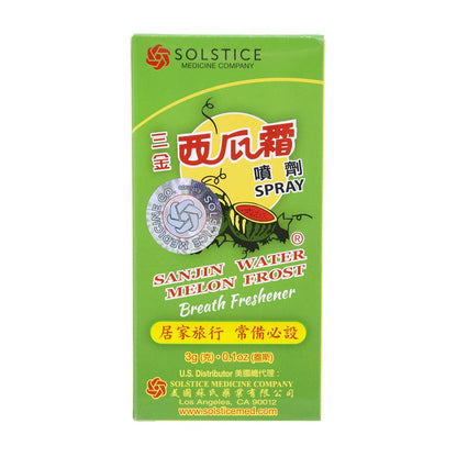 Sanjin Watermelon Frost Spray - Breath Freshener (0.1 Oz.) - 6 Bottles