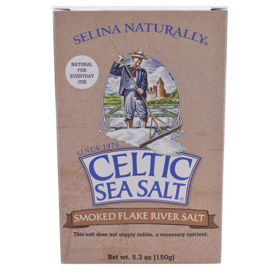 Celtic Sea Salt Smoked Flake River Salt 5.3 Oz