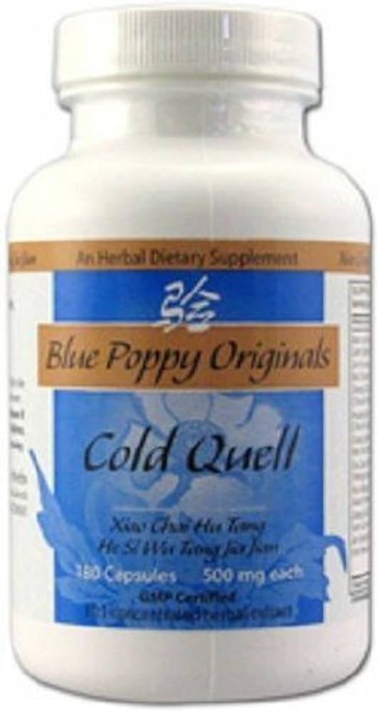 ColdQuell (180 Capsules, 500mg Each) - Blue Poppy