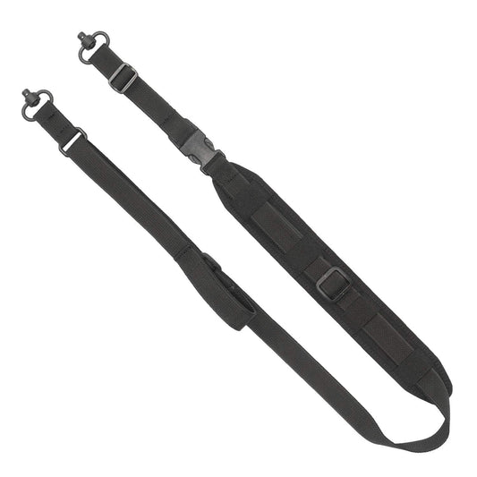 GrovTec GTSL127: Qs 2-Point Sentinel Sling  W/Push Button Swivels-Black