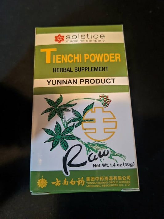 Solstice - Raw Tienchi Powder Herbal Supplement- 1.4 Oz