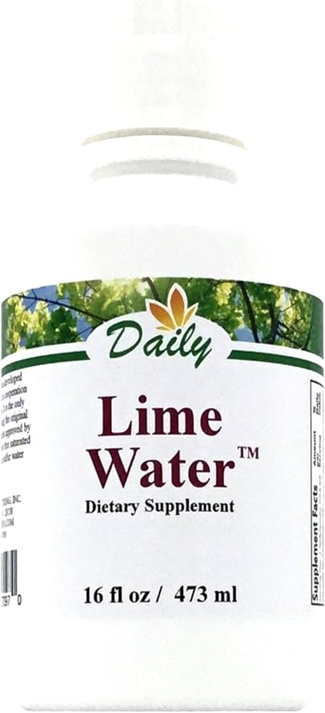 Daily's Lime Water (Saturated Calcium Hydroxide in Sulfer Water Solution) 16 fl oz