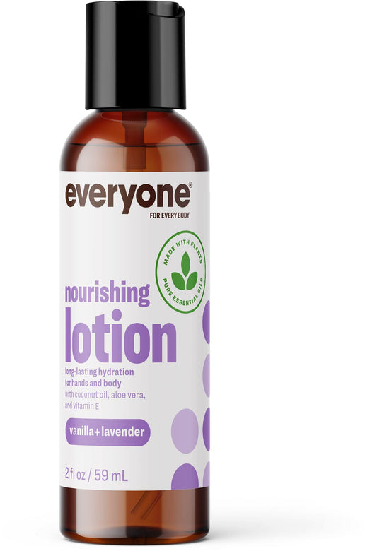 Everyone for Every Body Nourishing Lotion Travel Size: Vanilla and Lavender, 2 Ounce