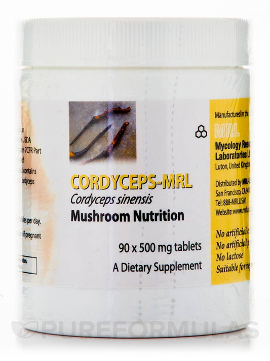 Cordyceps Sinensis-MRL 500 mg - 90 Tablets by Mycology Research Laboratories
