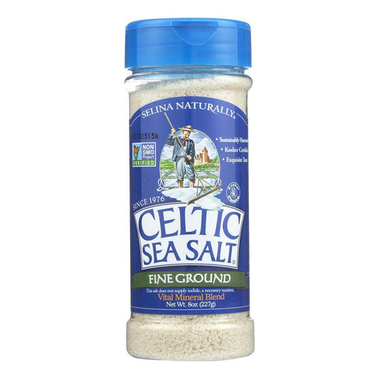 Celtic Sea Salt Fine Ground - 8 oz Shaker