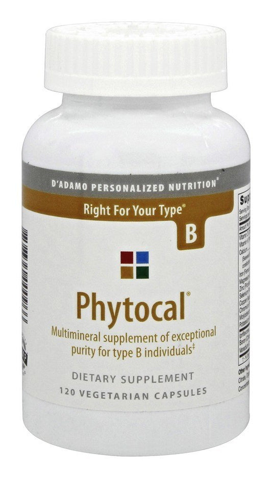 D'Adamo Personalized Nutrition - Phytocal B 120 vcaps