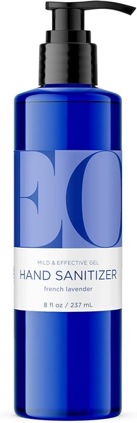 EO Hand Sanitizer Gel, 8 Ounce (Pack of 1), Lavender, Organic Plant-Based, Botanical Extracts