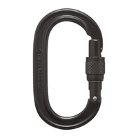 Black Diamond Oval Keylock Screwgate Biner, Black, One Size