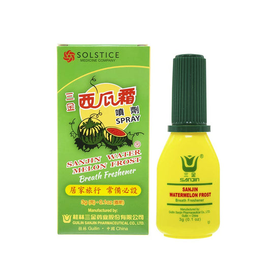 Sanjin Watermelon Frost Spray - Breath Freshener (0.1 Oz.) - 6 Bottles