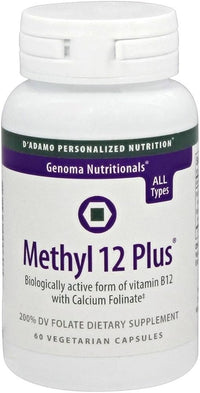 D'Adamo Personalized Nutrition Methyl 12 Plus, 60 Count