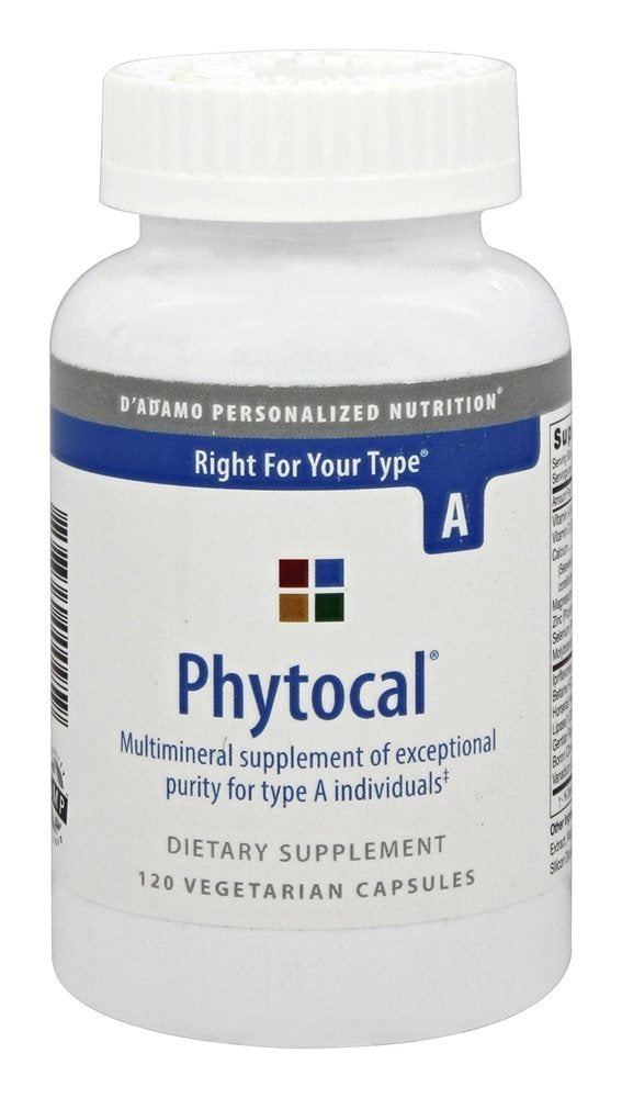 D'Adamo Personalized Nutrition Phytocal AB, 120 Count