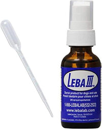 Leba III - Two Pack - 100% Natural and Herbal Dog and Cat Dental Spray - Keep Your Pets Teeth Clean, Gums Healthy and Their Breath Fresh - Removes Build Up - Dog Dental Spray - Cat Dental Spray