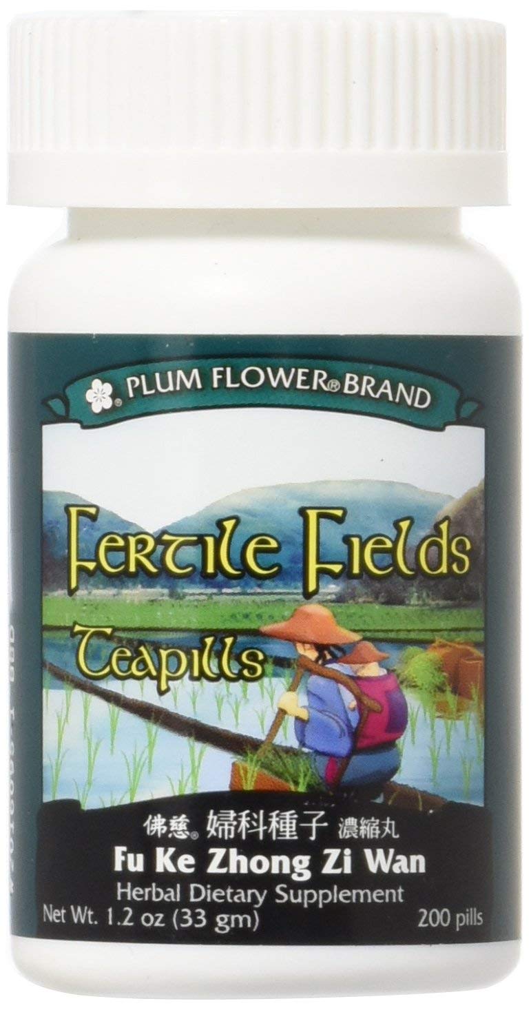 Fu Ke Zhong Zi Wan (Fertile Fields Teapills), 200 ct, Plum Flower