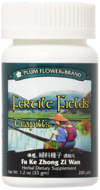Fu Ke Zhong Zi Wan (Fertile Fields Teapills), 200 ct, Plum Flower