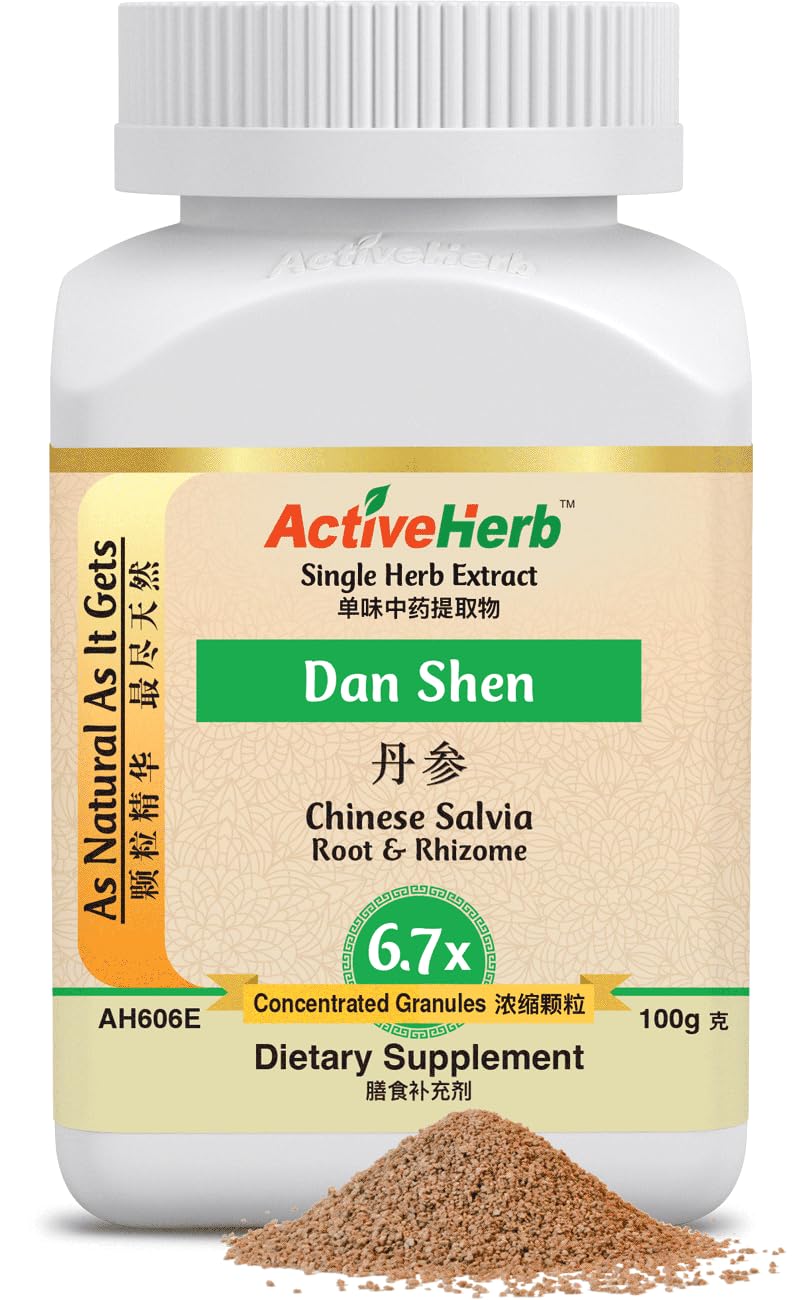 Dan Shen - Salvia Root 6.7x Concentrated Granules 100 Grams by Active Herb