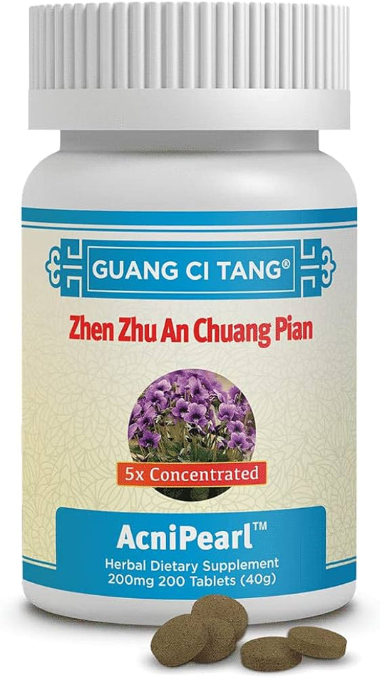 Guang Ci Tang - Zhen Zhu An Chuang Pian - AcniPearl - 200 Tablets