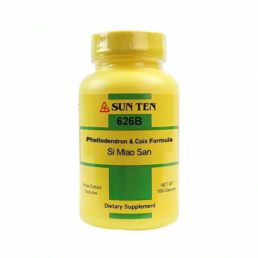 Sun Ten - Phellodendron & Coix Formula Capsules/Si Miao San 四妙散 626B