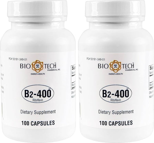 Biotech Pharmacal B2-400 Riboflavin 100 x 2