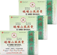 E Mei Shan Medicated Plaster (Jako Kototsu) (5 plasters, 3.8 in x 2.75 in) - 3 Boxes