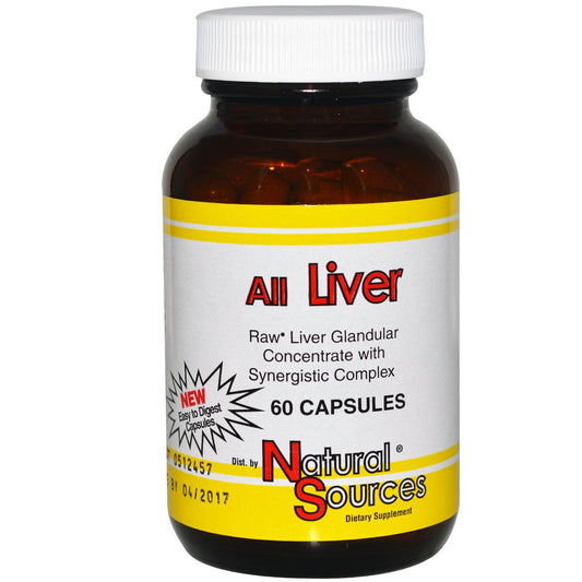 Natural Sources - All Liver - 60 Capsules