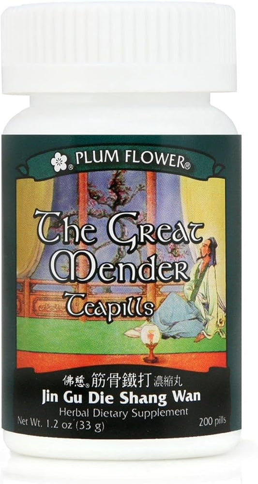3 Pack of The Great Mender Teapills, Jin Gu Die Shang Wan, 3 X 200 Pills