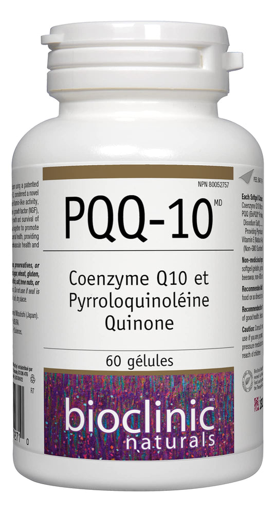 Bioclinic Naturals -  CerebroVital PQQ-10 60 softgels
