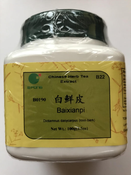 Bai Xian Pi - Dense-Fruit Dittany Root bark, 100 Grams,(E-Fong)