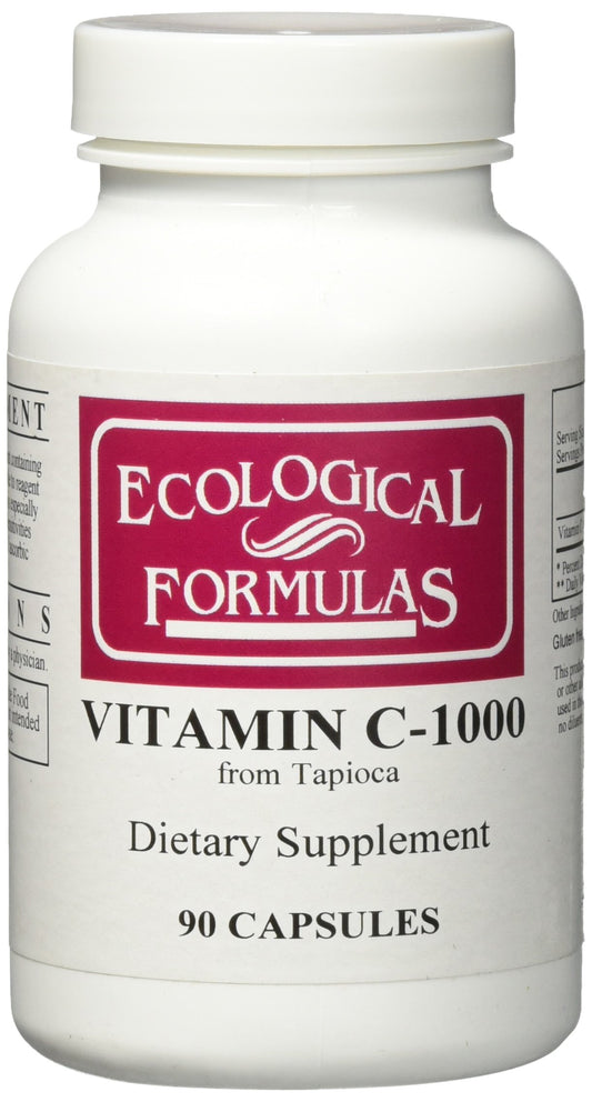 Ecological Formulas - Vitamin C-1000 from Tapioca 90 caps [Health and Beauty]