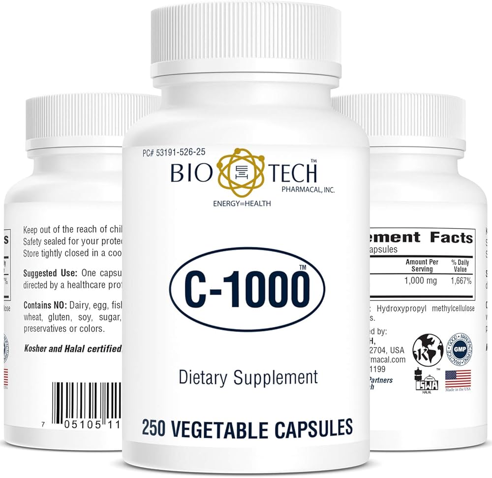 Bio-Tech - C-1000 250 Veggie Capsules
