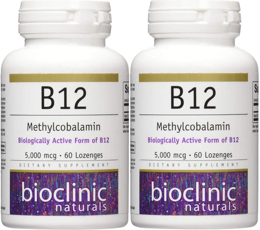 Bioclinic Naturals - B12 Methylcobalamin 5000 mcg 60 LOZ
